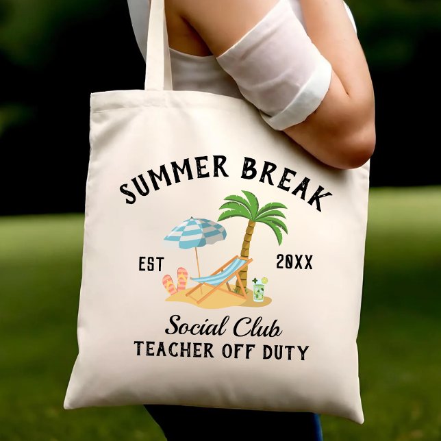 Sommerpause Lehrer Ende des Schuljahres Tragetasche (Von Creator hochgeladen)