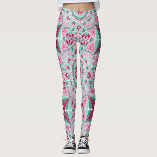 Sommerperiode-Mandala Leggings
