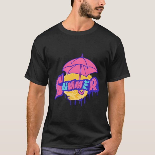 Sommerpläne Umbrella T-Shirt (Vorderseite)