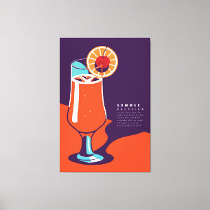 Sommerplanung Leinwanddruck