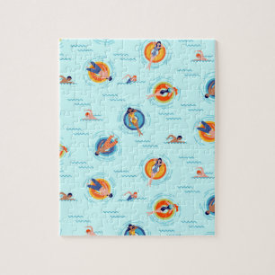 Sommerpool Party Spaß in der Sonne Puzzle