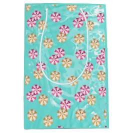 Sommerpool Rosa Gelbe Sonnenschirme Mittlere Geschenktüte