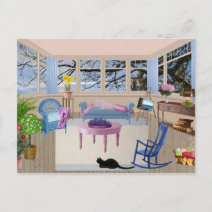 Sommerpostkarte der Hütte Postkarte