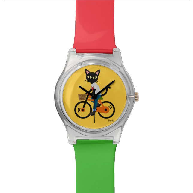 Sommerradfahren Uhr (Nahaufnahme)