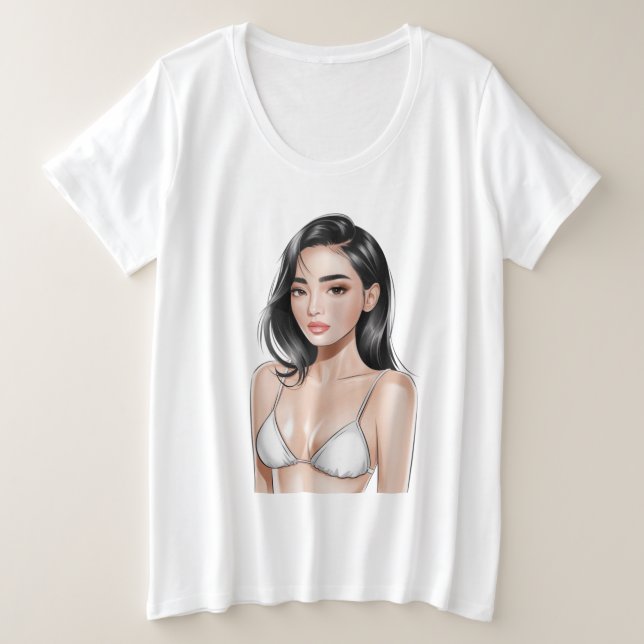 Sommerradition Große Größe T-Shirt (Design vorne)