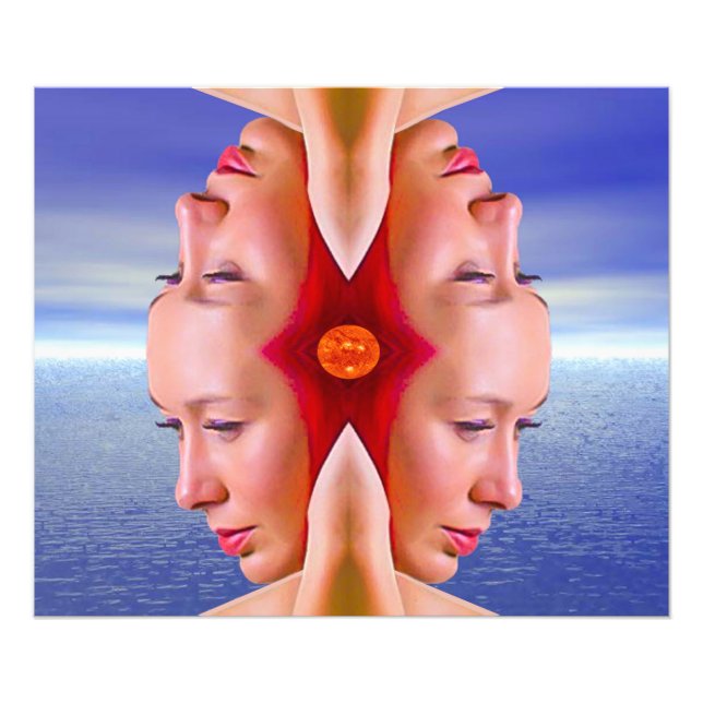 Sommerreflektion Fotodruck (Vorne)