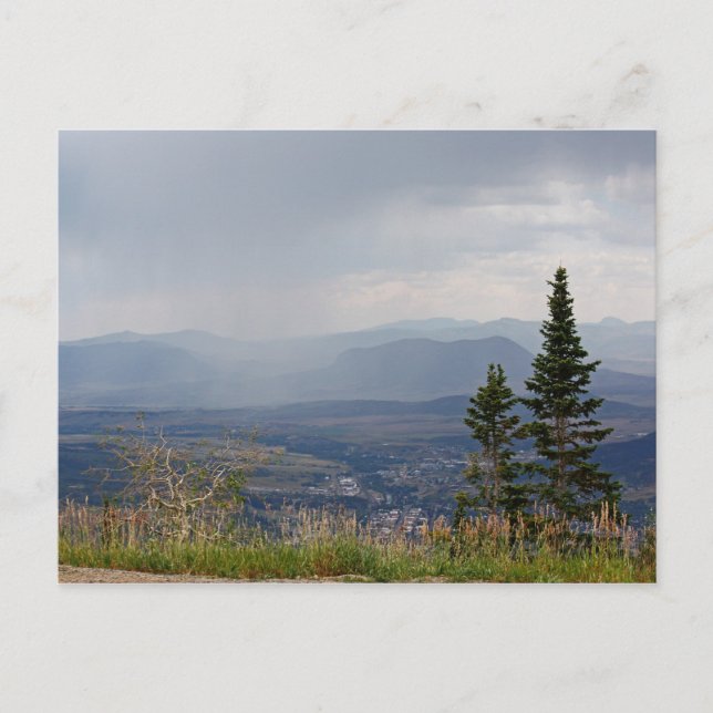 Sommerregen in den Bergen nach Karte (Vorderseite)