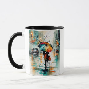 Sommerregen in der Stadt 2 Tasse