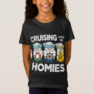 Sommerreise Kreuzfahrt mit meinen Homies Gnomes Cr T-Shirt