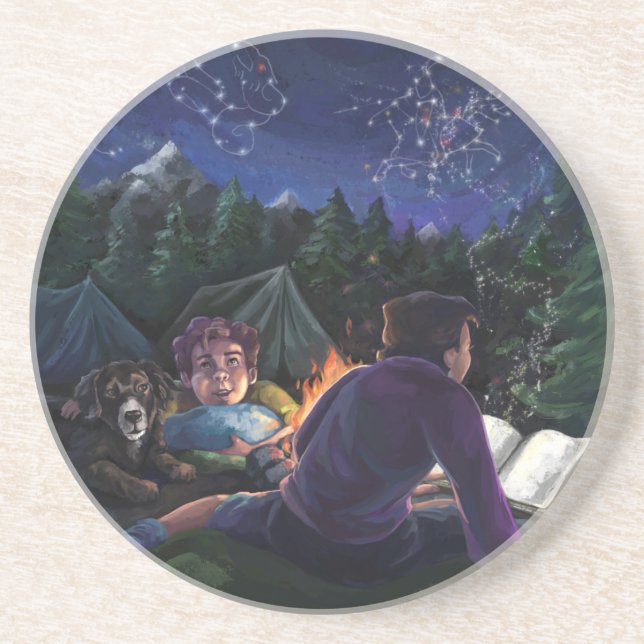 Sommerritter Getränkeuntersetzer (Vorne)