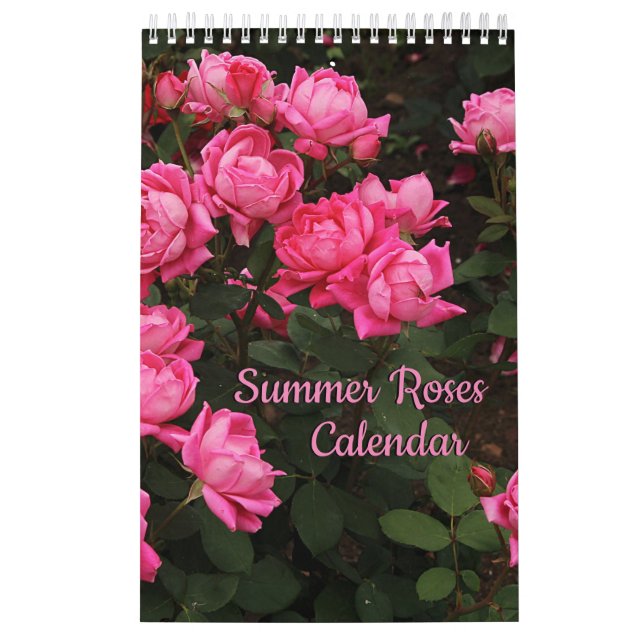 Sommerrosen Kalender (Titelbild)