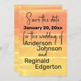 Sommerrustikale Lässige Hochzeit retten das Datum Save The Date