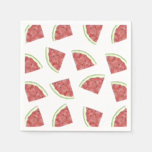 Sommers fruchtiges Wassermelonenmuster Serviette