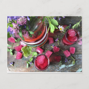 Sommersaftpostkarte von Diane Heller 2020 Postkarte