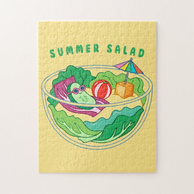 Sommersalat Puzzle (Vertikal)