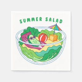 Sommersalat Serviette