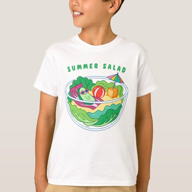 Sommersalat T-Shirt (Vorderseite)
