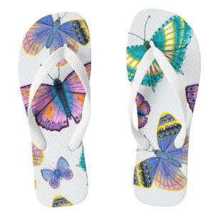 Sommerschmetterlinge Flip Flops