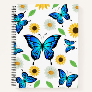 Sommerschmetterlinge Notizbuch
