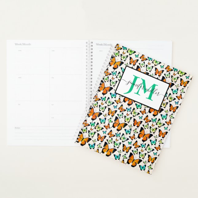 Sommerschmetterlinge personalisiert planer (Anzeige)