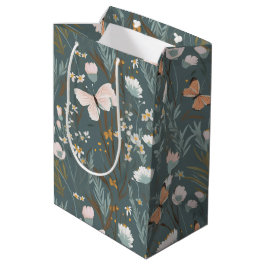 Sommerschmetterlinge und Wildblumen Mittlere Geschenktüte