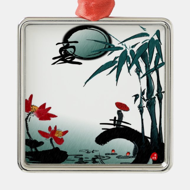 Sommerschmuck Ornament Aus Metall (Vorne)