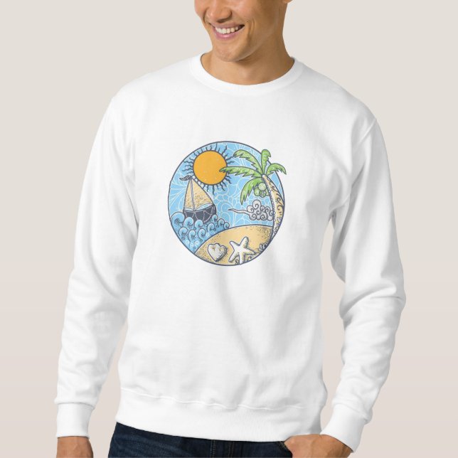 Sommerschmuck Sweatshirt (Vorderseite)