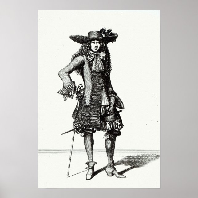 Sommerschwertkleid, 1675 poster (Vorne)