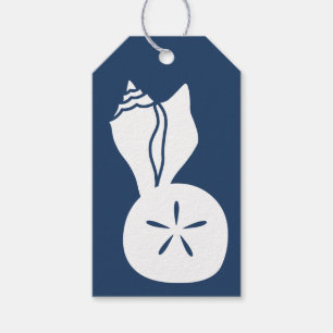 SommerSeashells im Marine-Geschenk-Umbau Geschenkanhänger