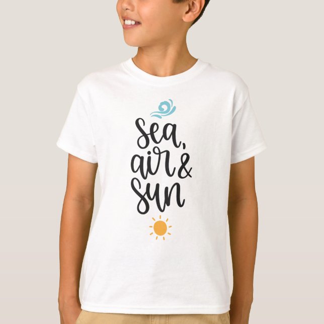SOMMERSEE LUFT SONNE T-Shirt (Vorderseite)