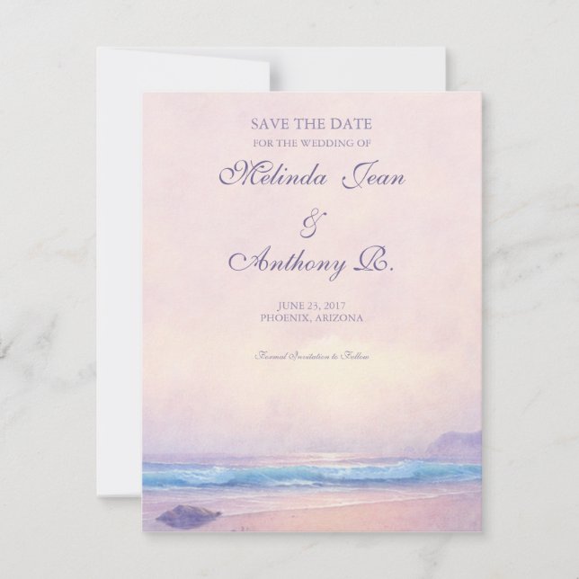 Sommersee Save the Date 4,25 x 5,5 (Vorderseite)