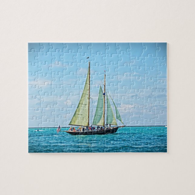 Sommersegeln - 8x10 - 110 Stk. Jigsaw Puzzle (Horizontal)