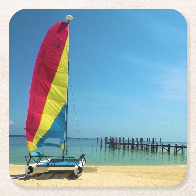 Sommersegeln - Untersetzer (Vorderseite)