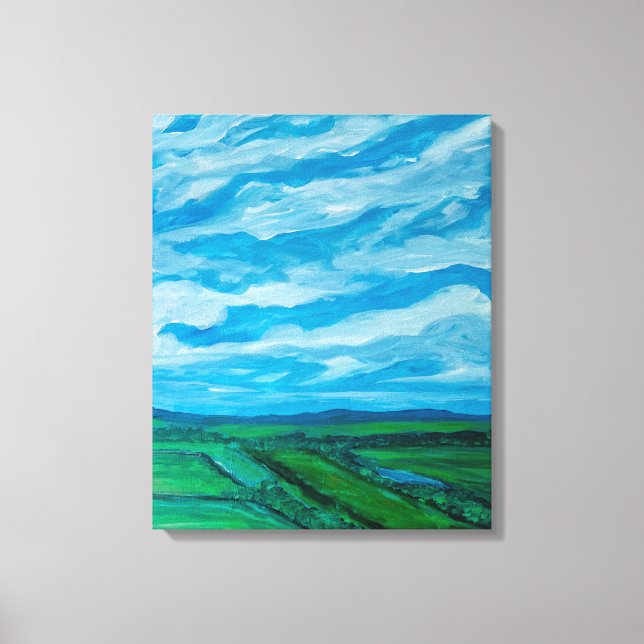 SOMMERSICHT LEINWANDDRUCK (Vorderseite)