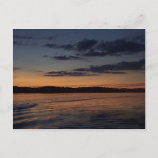 Sommersonne am See in Nordwisconsin Postkarte