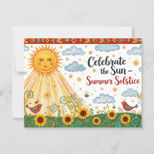 Sommersonne Postkarte