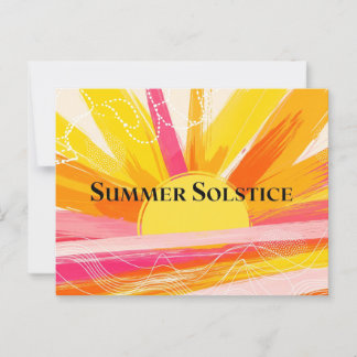 Sommersonne Postkarte