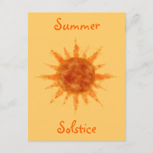 Sommersonne Postkarte
