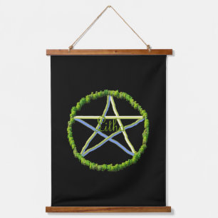 Sommersonne Wandteppich Mit Holzrahmen