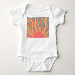 Sommersonnenaufgang Baby Strampler