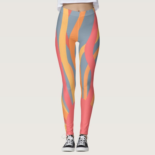 Sommersonnenaufgang Leggings (Vorderseite)