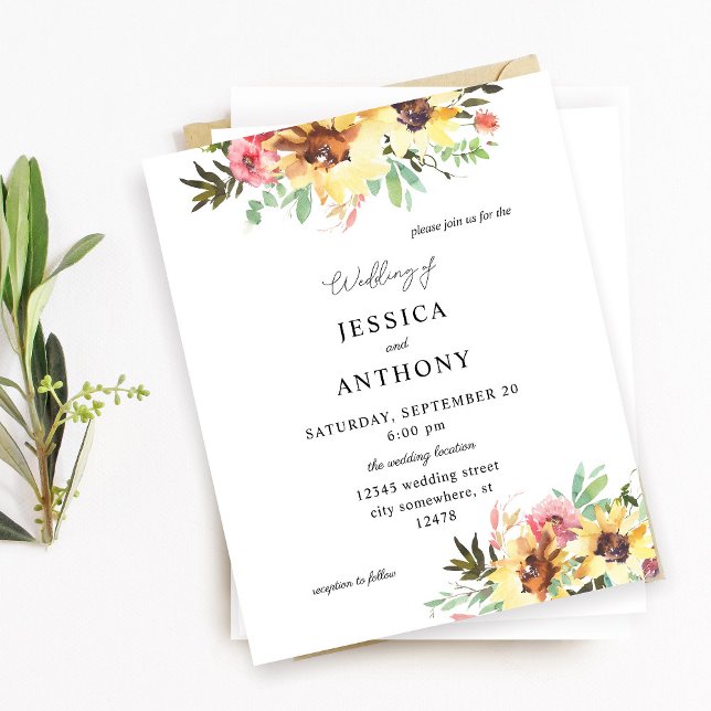 Sommersonnenblumenhochzeit (Von Creator hochgeladen)