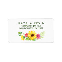 Sommersonnenblumenhochzeit