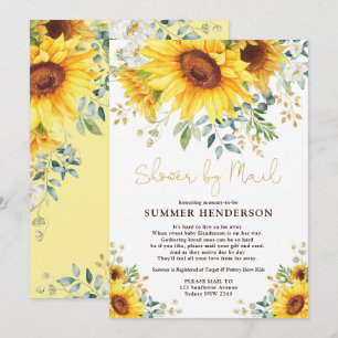 Sommersonnendusche für Grünpflanzen per Post Einladung