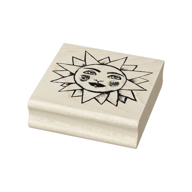 Sommersonnenschauspiel Gummistempel (Stempel)