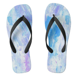 Sommersonnenübergang/blau/rosa/Abstrakt/Flip Flops Flip Flops