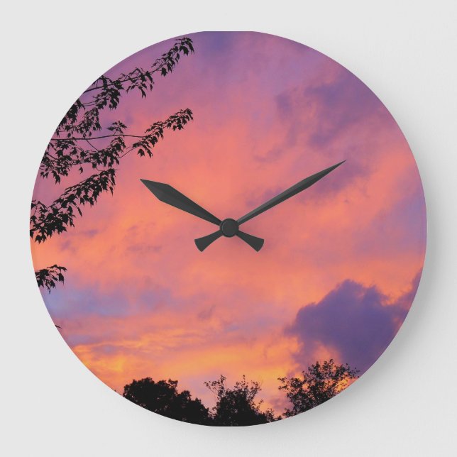 Sommersonnenwende Große Wanduhr (Vorderseite)
