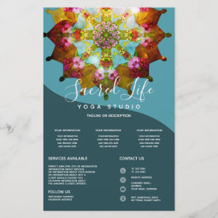 Sommersonnenwende-Mandala Flyer