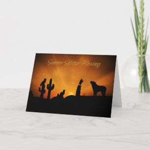 Sommersonnenwende mit Oak Coyote Südwestlich Karte