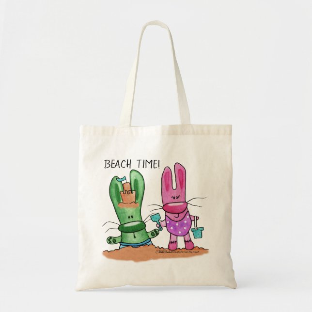 Sommerspass am Strand Tragetasche (Vorne)